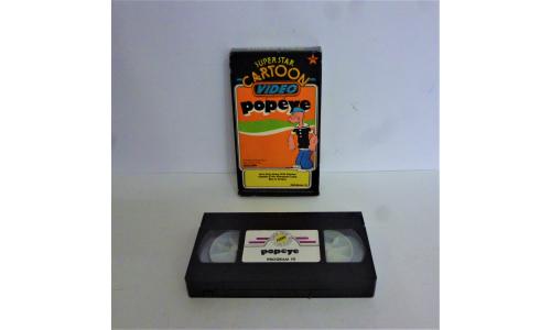 VHS Super Star Cartoon Video Popeye